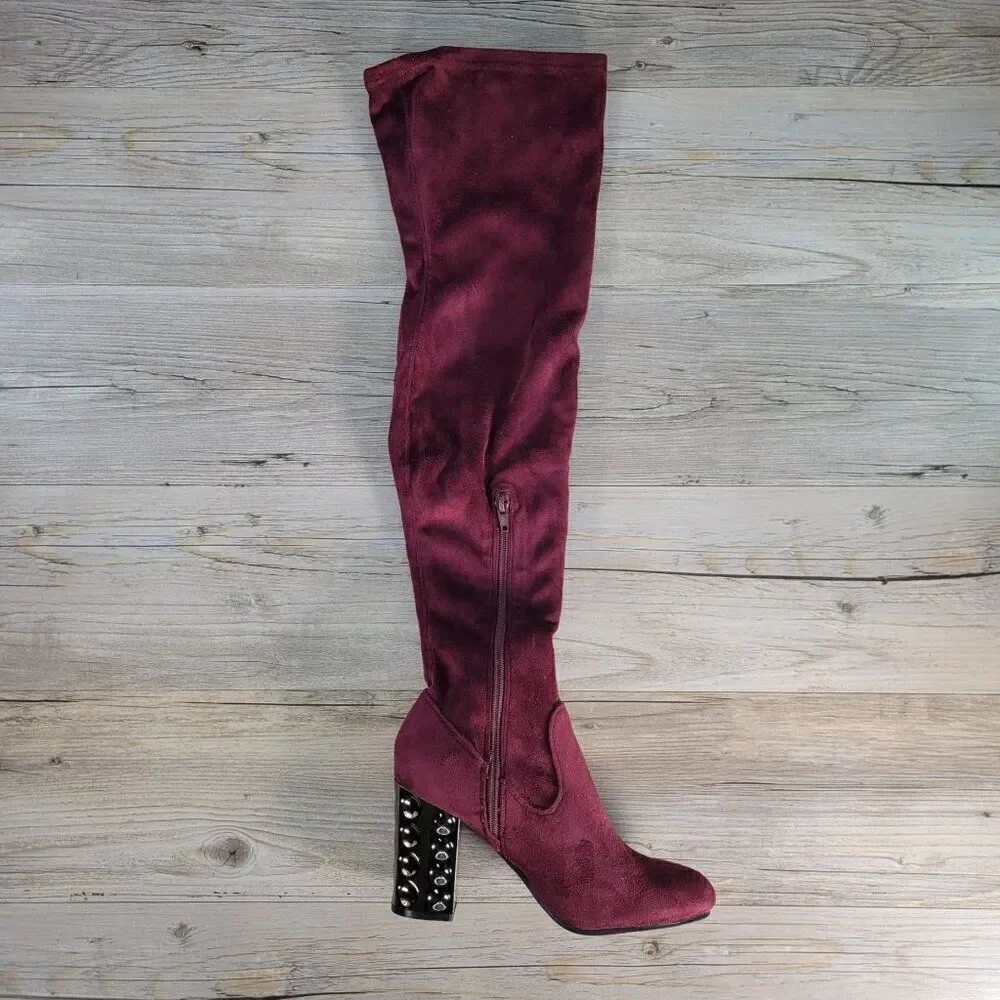 Carlos by Carlos Santana Quantum Over-the-Knee Boots Sz 7.5M